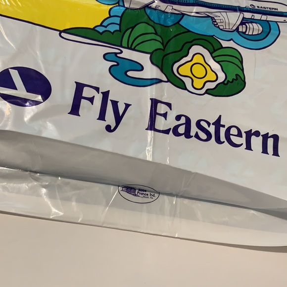 Vintage 70’s Eastern Airlines Plastic Shopping Bag - Picture 4 of 8